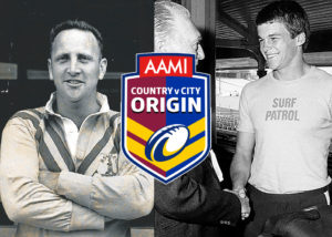 Image: Country boys Brian Carlson (left) and Rex Wright , with Country Vs City logo.