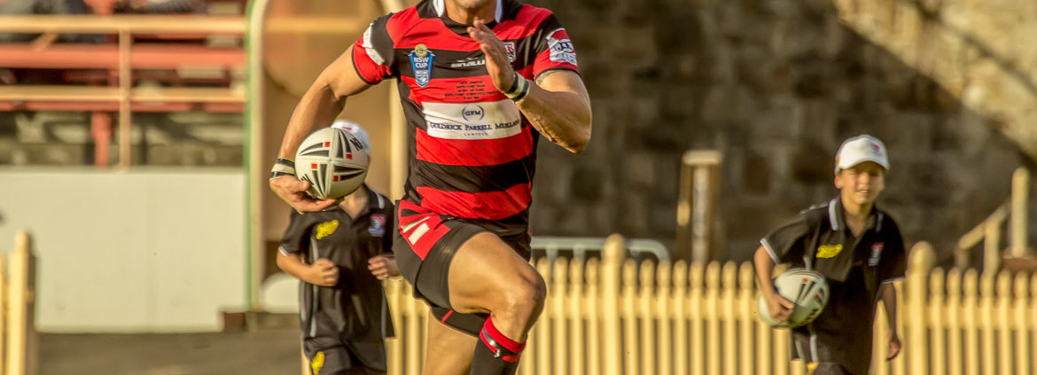 Image: Curtis Johnston on the fly - R10 NSW Cup 2014 | North Sydney Bears V Newcastle Knights